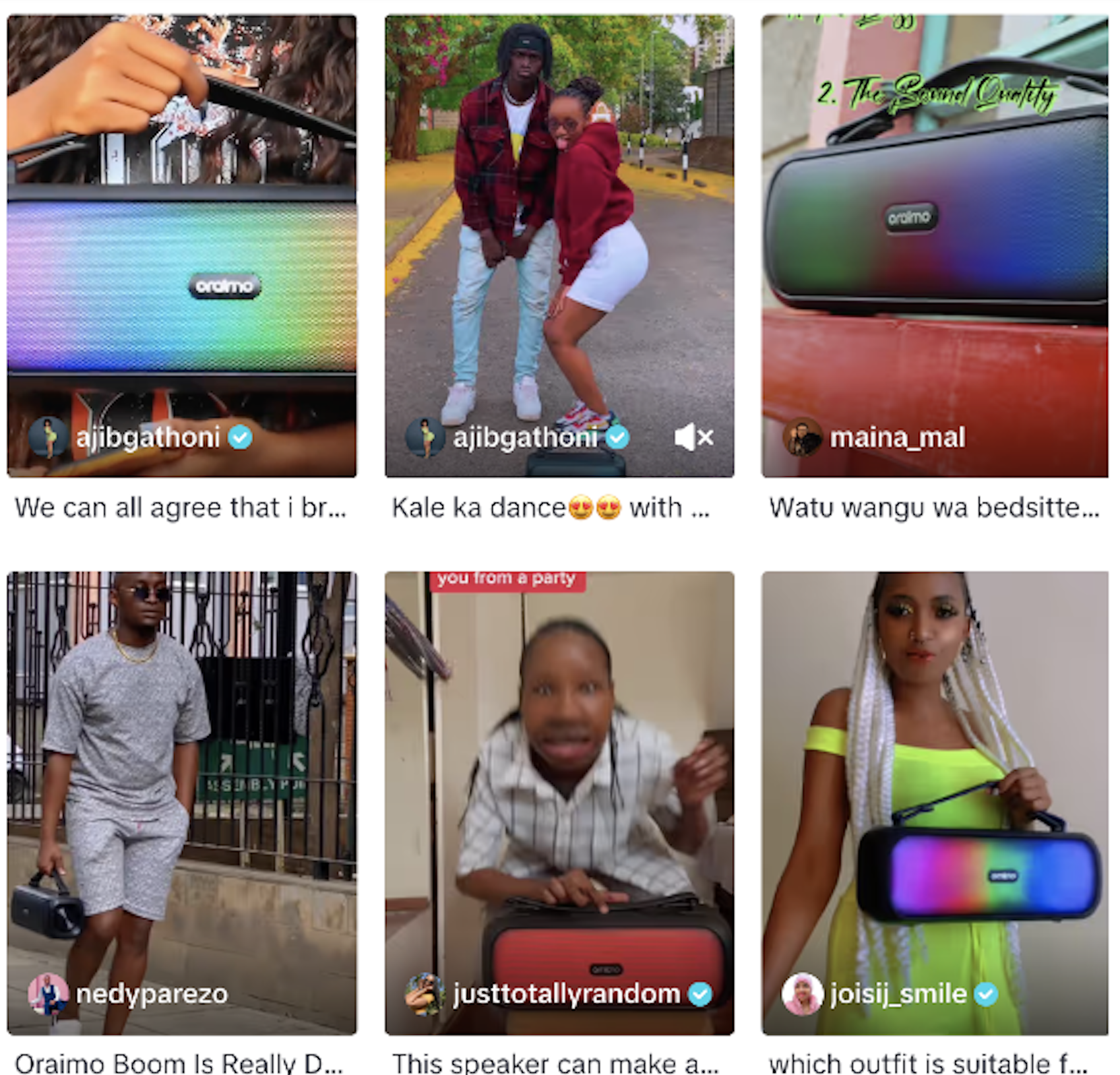 Oraimo Kenya campaign